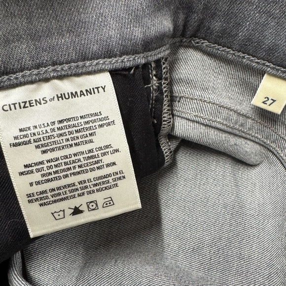 NWT CITIZENS OF HUMANITY Rocket High Rise Skinny Jean Statuette 27 - Picture 12 of 13
